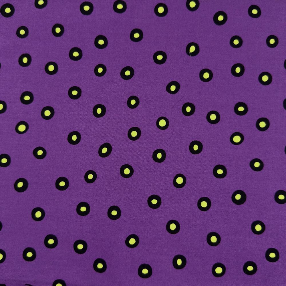 Halloween Purple Hocus Pocus Eyes by Kim Schaefer | Andover Fabrics | 1/2 Yard
